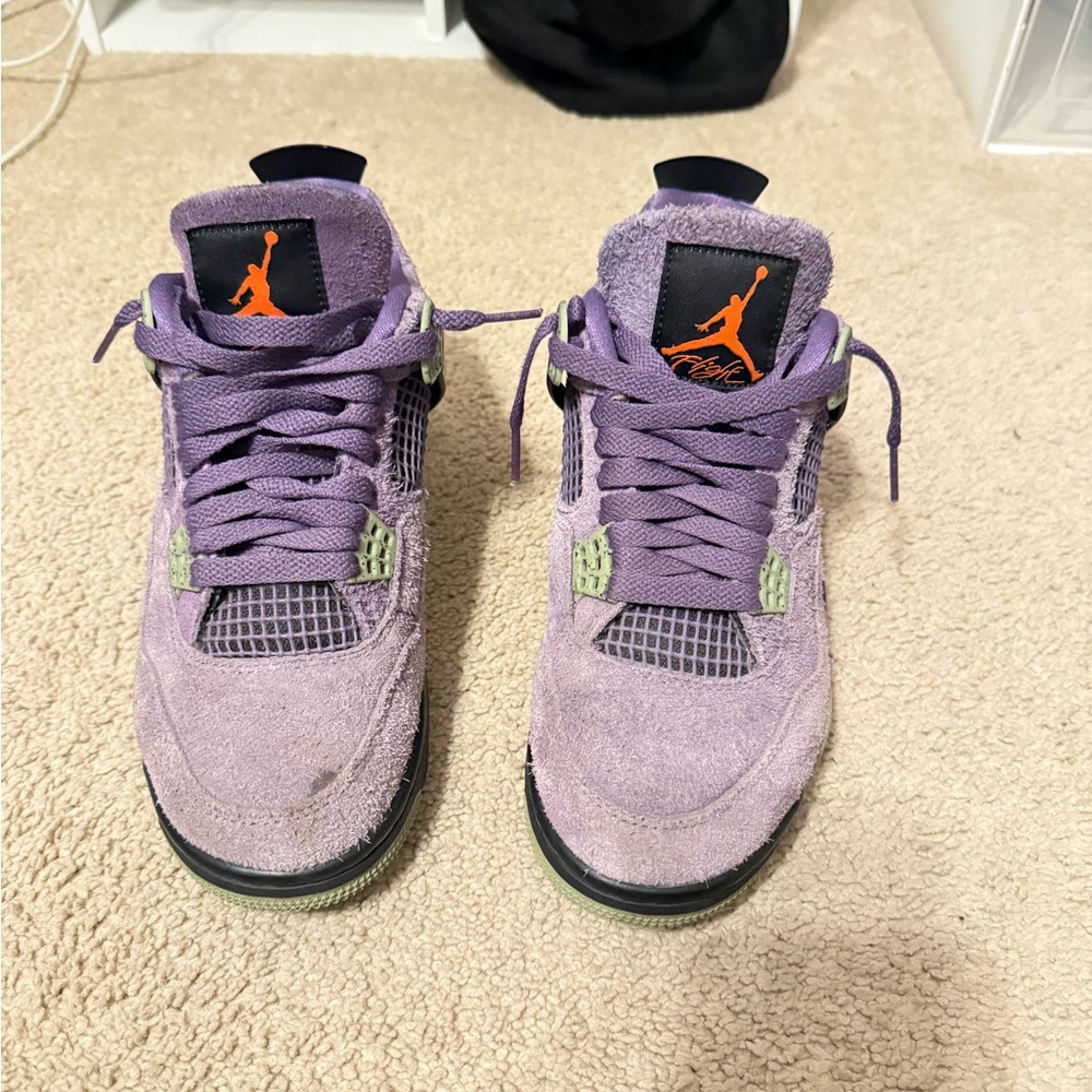 Jordan Kids Sneakers in Purple and Green